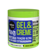 Carregar imagem no visualizador da galeria, Gel&Creme #todecacho Fixação Ultra Extraordinária 500g