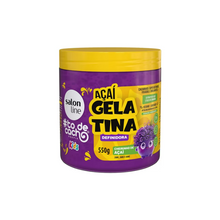 Carregar imagem no visualizador da galeria, Gelatina Açaí #todecacho Kids Condicionante 550g