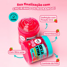 Carregar imagem no visualizador da galeria, Gelatina Morango #todecacho Kids Desembaraçante 550g