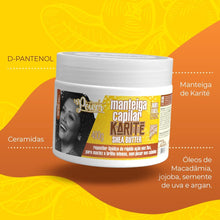 Chargez l'image dans la visionneuse de la galerie,Soul Power Manteiga Capilar Karité - Shea Butter Mask