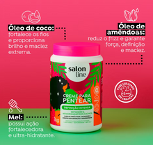 Carregar imagem no visualizador da galeria, Creme Para Pentear Definição Intensa Salon Line 1kg
