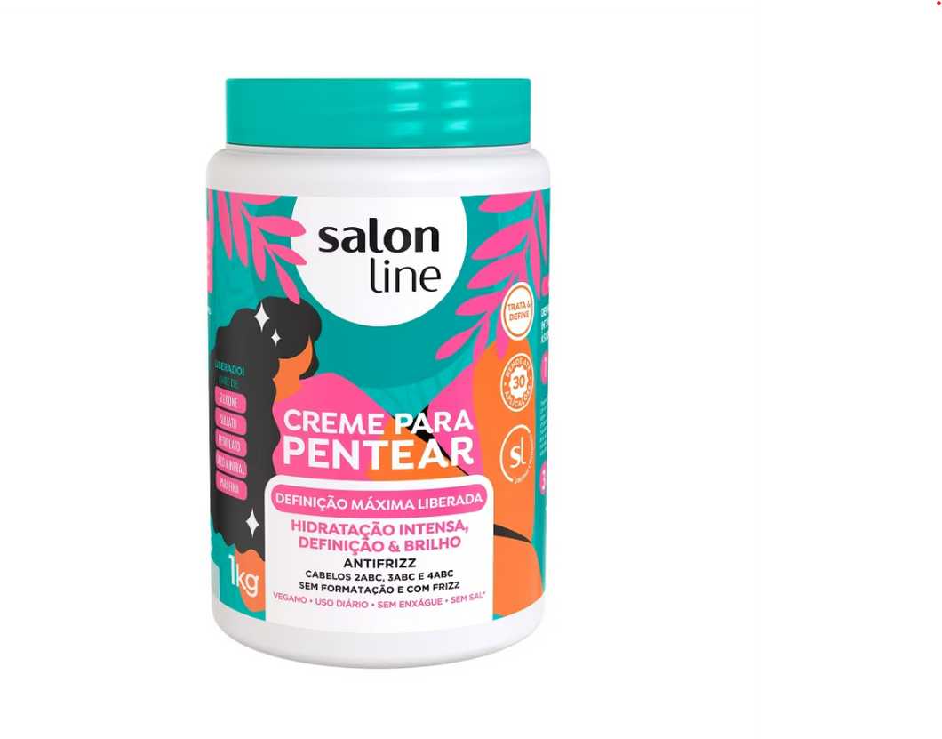 Creme Para Pentear Definição Máxima Salon Line 1kg