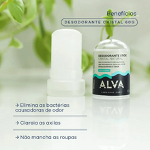 Carregar imagem no visualizador da galeria, Desodorante Stick Cristal Sensitive Alva - 60g
