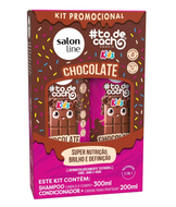 Kit Champô e Amaciador  Chocolate #todecacho Kids