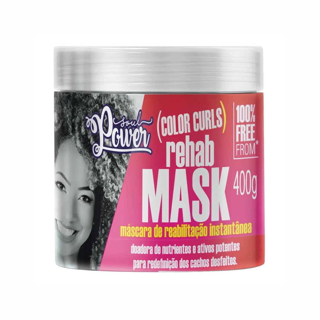 Máscara de Reabilitação Instantânea Soul Power - Color Curls Rehab Mask